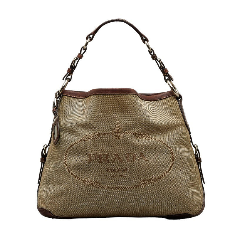 Prada Canapa Logo Shoulder Bag
