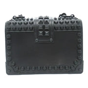 Prada Cahier Studded Shoulder Bag