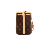 Louis Vuitton
Monogram Coated Canvas Nano Noé Gold Hardware, 2020