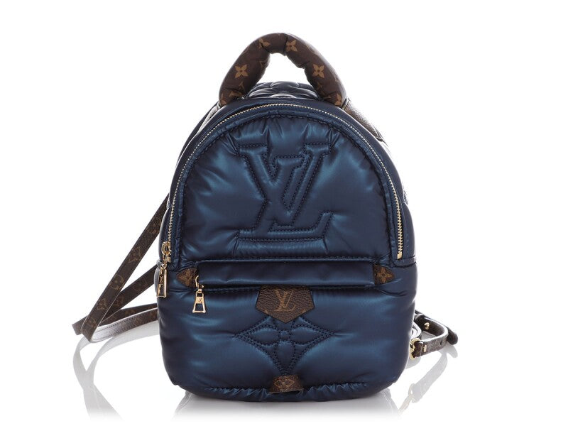 Louis Vuitton
Zaino Navy Pillow Large Monogram Palm Springs Mini Backpack Gold Hardware
