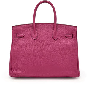 Hermès
Tosca Clemence Birkin 35 Palladium Hardware, 2011