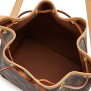 Louis Vuitton
Ebene Monogram Coated Canvas Noe BB Gold-Color Hardware, 2020