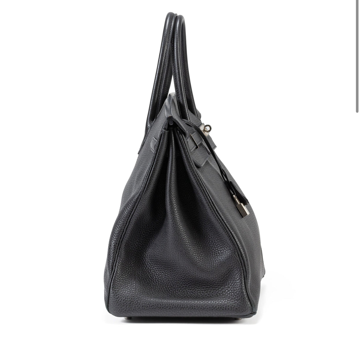 Hermès
Black Clémence Birkin 40 Palladium Hardware, 2010