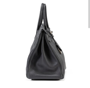 Hermès
Black Clémence Birkin 40 Palladium Hardware, 2010