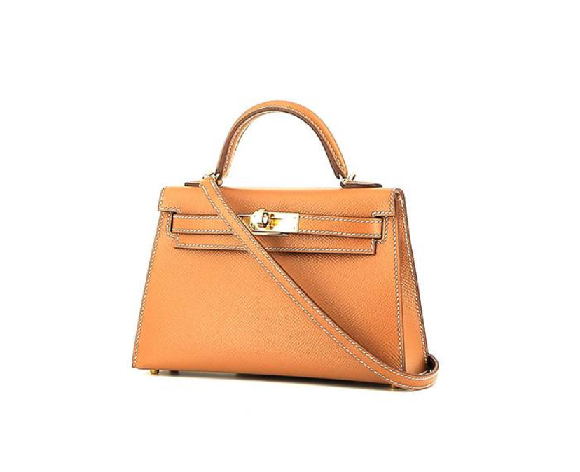 Borsa Hermès Kelly 20 cm in pelle Epsom gold