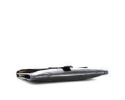 Pochette Hermès Jige in pelle box blu