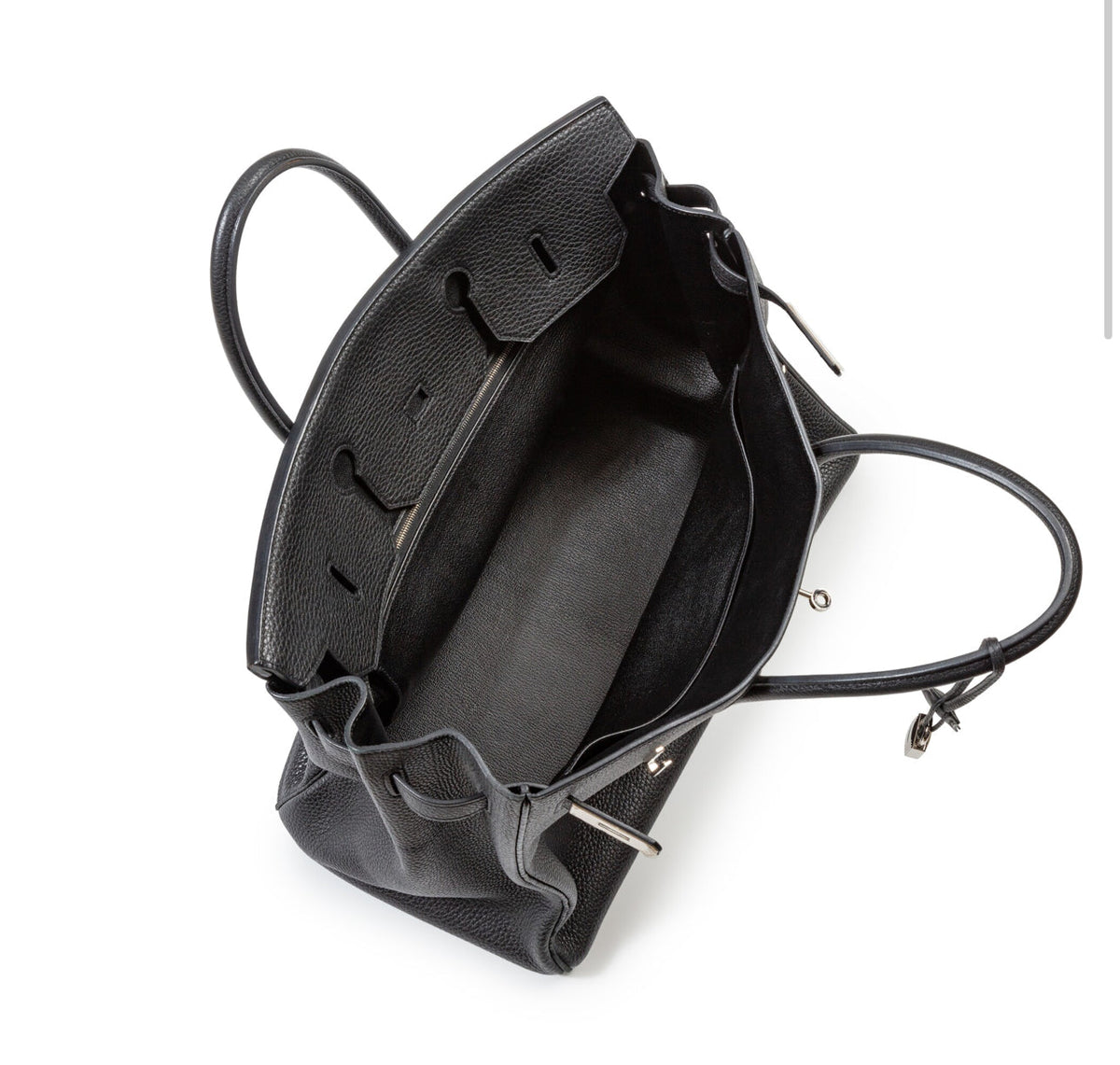 Hermès
Black Clémence Birkin 40 Palladium Hardware, 2010