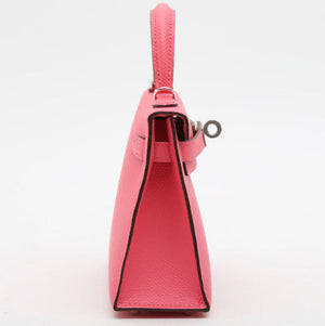 Borsa Hermès Kelly 20 cm in pelle Epsom rosa azalea