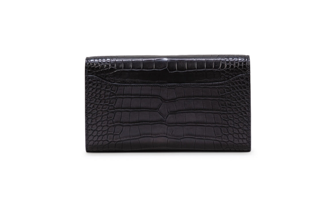 Hermès
Black Matte Alligator Mississippiensis Constance To Go Gold Hardware, 2022