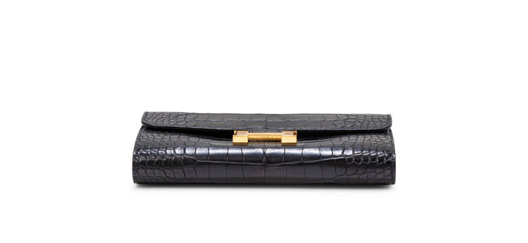 Hermès
Black Matte Alligator Mississippiensis Constance To Go Gold Hardware, 2022