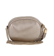 Borsa a tracolla Gucci Blondie in pelle dorata