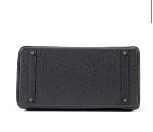 Hermès
Black Clémence Birkin 40 Palladium Hardware, 2010