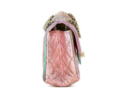 Chanel
Rainbow Metallic Quilted Aged Calfskin Reissue 2.55 224 Single Flap Gold Hardware, 2020