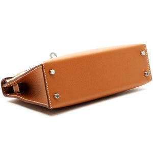 Borsa Hermès Kelly 20 cm in pelle Epsom gold