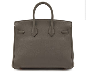 Birkin 25 cm Etain Togo