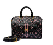 Louis Vuitton
Black and Pink Coated Canvas Fall For You Speedy Bandoulière 25 Gold Hardware, 2022