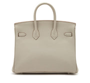 Birkin 25 cm Gris Perle