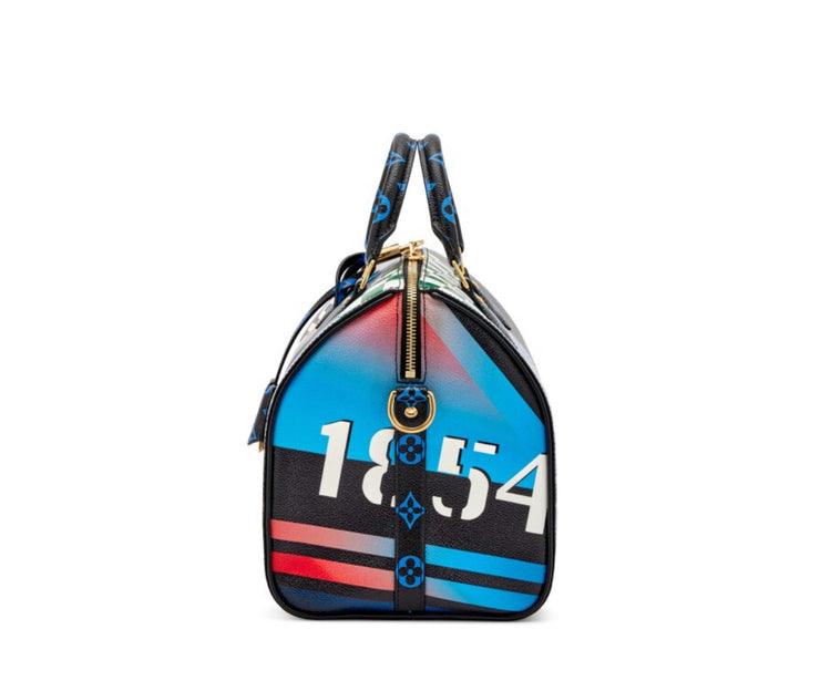 Louis Vuitton
Black Rouge Epi and Damier Race Speedy Bandouliere 30 Gold Hardware, 2016