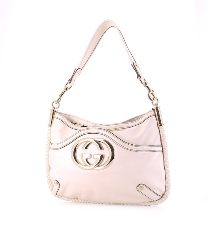 Borsa Gucci Gucci Vintage in pelle bianca