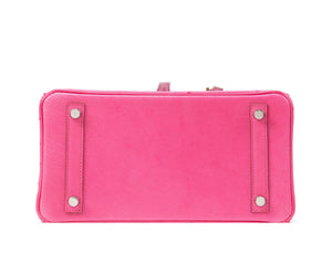 Hermès
Rose Tyrien Ostrich Birkin 25 Palladium Hardware, 2019