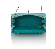 Bleu Paon Sellier Kelly 25 cm