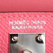 Borsa Hermès Kelly 20 cm in pelle Epsom rosa azalea