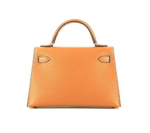 Borsa Hermès Kelly 20 cm in pelle Epsom gold