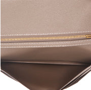 Portafogli Hermès Bearn in pelle etoupe