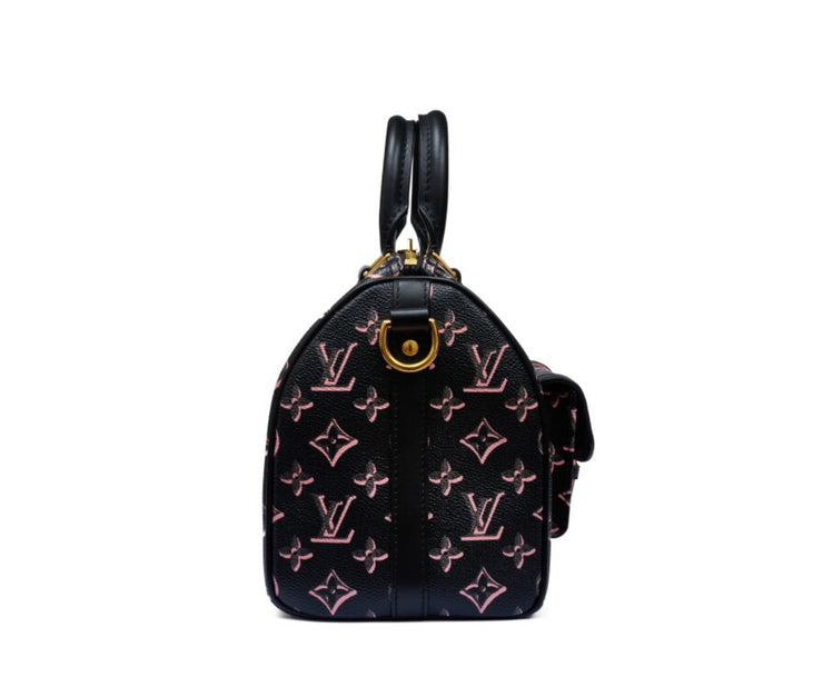 Louis Vuitton
Black and Pink Coated Canvas Fall For You Speedy Bandoulière 25 Gold Hardware, 2022