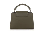 Louis Vuitton
Khaki Capucines BB Silver Hardware