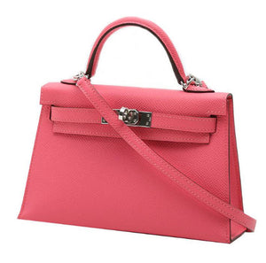 Borsa Hermès Kelly 20 cm in pelle Epsom rosa azalea
