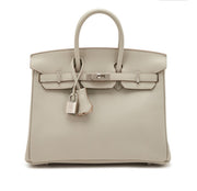 Birkin 25 cm Gris Perle