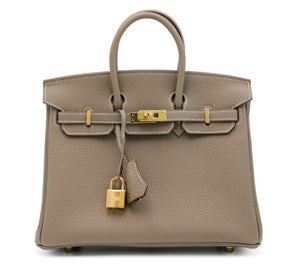Birkin 25 Etoupe Togo