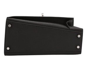 Borsa Hermès Kelly 20 cm in pelle Epsom nera