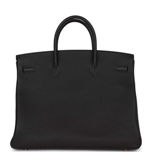 Hermes Birkin 40 Black Togo Gold Hardware