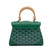 Goyard
Green Goyardine Canvas and Chevroches Calfskin Saïgon Souple Mini Bag