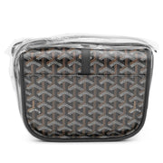 Goyard
Black Goyardine Canvas and Chevroches Calfskin Belvedere PM Bag
