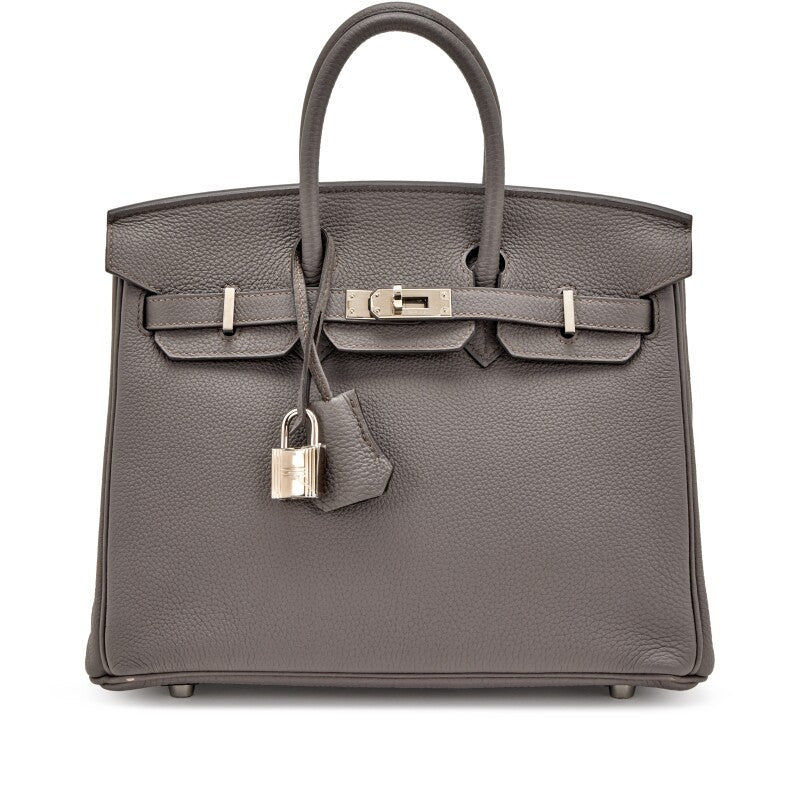Hermès
Etain Togo Birkin 25 Palladium Hardware, 2017