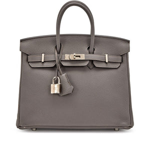 Hermès
Etain Togo Birkin 25 Palladium Hardware, 2017