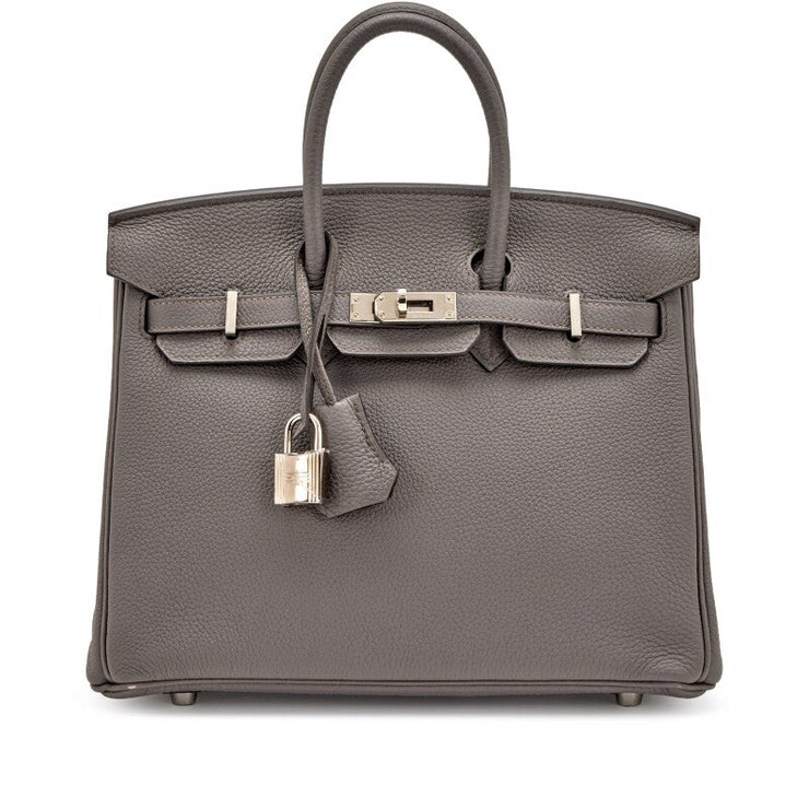 Hermès
Etain Togo Birkin 25 Palladium Hardware, 2017