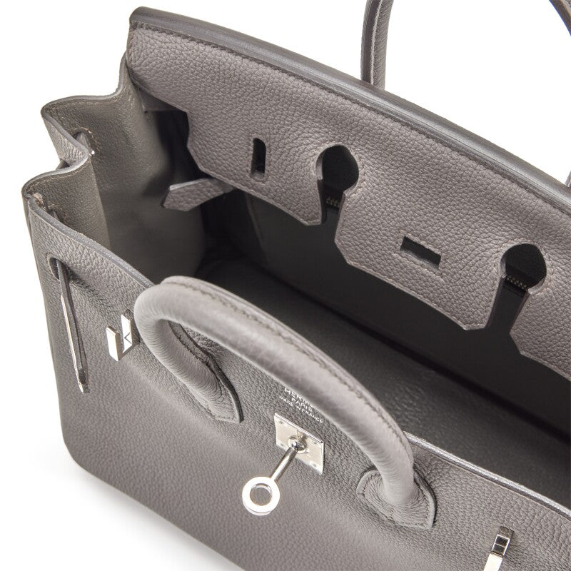 Hermès
Etain Togo Birkin 25 Palladium Hardware, 2017