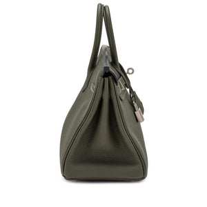 Hermès
Vert Gris Togo Birkin 25 Palladium Hardware, 2022