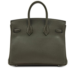 Hermès
Vert Gris Togo Birkin 25 Palladium Hardware, 2022
