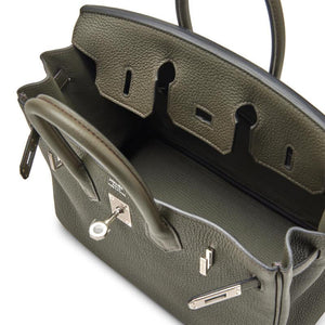 Hermès
Vert Gris Togo Birkin 25 Palladium Hardware, 2022
