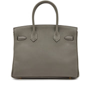Hermès
Gris Meyer Togo Birkin 30 Gold Hardware, 2023