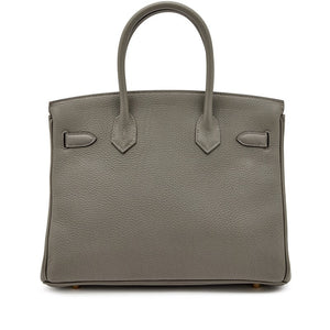 Hermès
Gris Meyer Togo Birkin 30 Gold Hardware, 2023