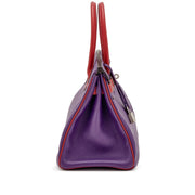 Hermès
Anemone and Rouge Casaque Clémence Birkin 30 Palladium Hardware, 2013