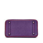 Hermès
Anemone and Rouge Casaque Clémence Birkin 30 Palladium Hardware, 2013