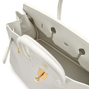 Hermès
White Swift Birkin 35 Gold Hardware, 2010