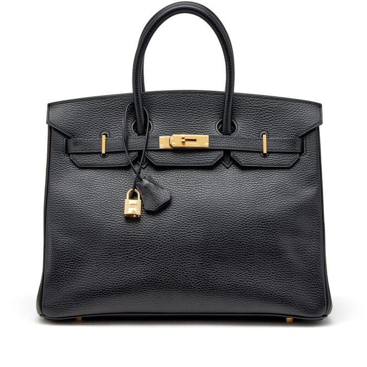 Hermès
Black Ardennes Birkin 35 Gold Hardware, 2003